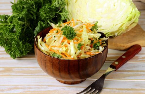 کلم با جعفری برای رژیم غذایی ژاپنی