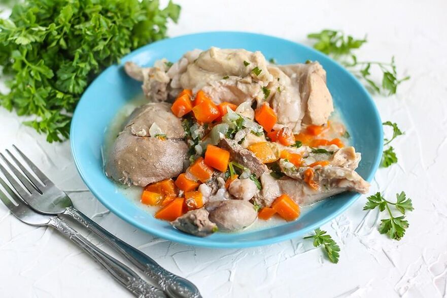 گوشت خرگوش با کدو سبز خورشتی