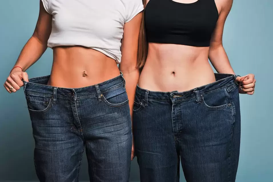 دختران لاغری که با تغذیه مناسب وزن کم کرده اند